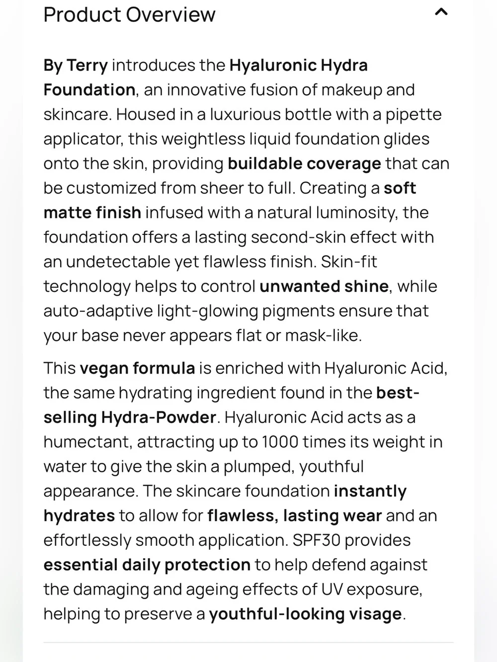 By Terry 100N fair neutral Hyaluronic Hydra Foundation spf 30